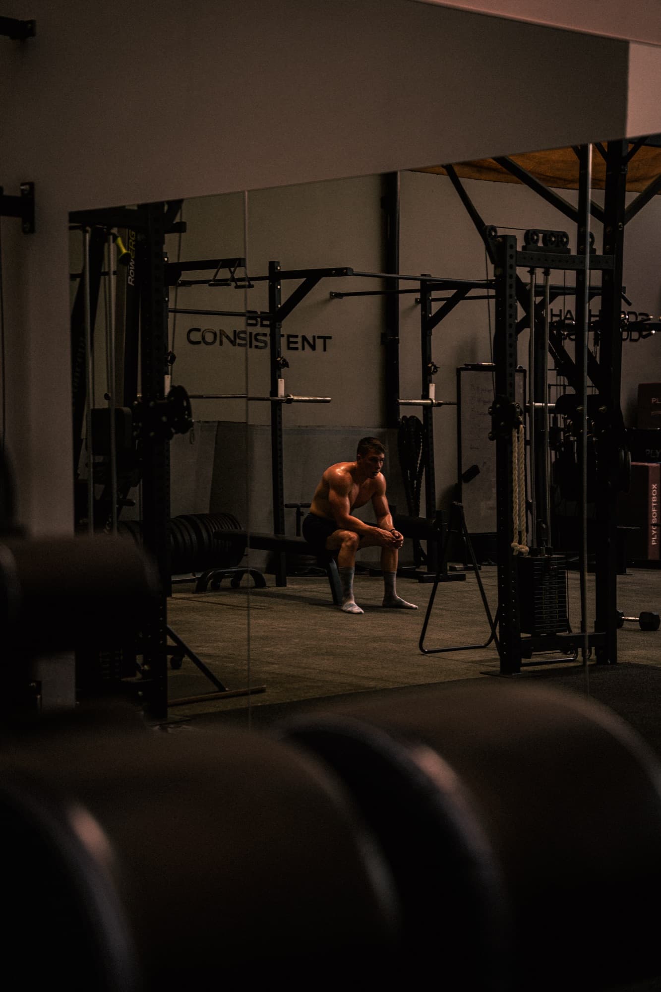 Low-light frame of the Youskilled training floor